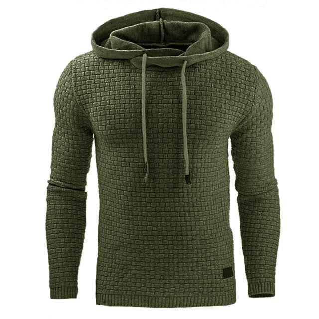 Men's Classic Hooded Sweater - Comfortable Pullover Hoodie