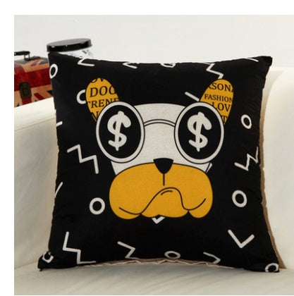 Square back cushion head cushion set square pillow cartoonpillow core pillow car small animal sofa - DropOnline.co