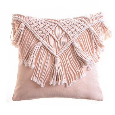 Hand-woven Cotton Thread Cushion Cover - DropOnline.co