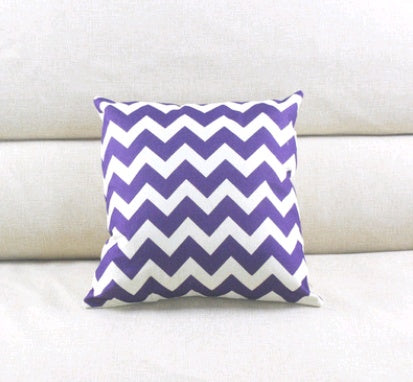 Linen striped hug pillowcase wave pattern cushion bag - DropOnline.co