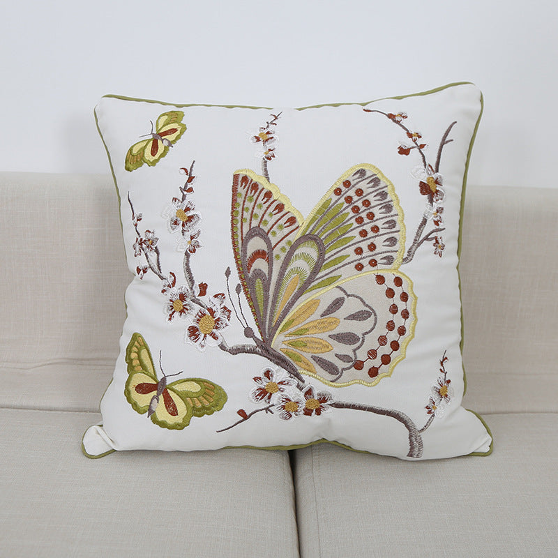 Embroidered Throw Pillow Cushion Office Sofa Pillow Cushion - DropOnline.co