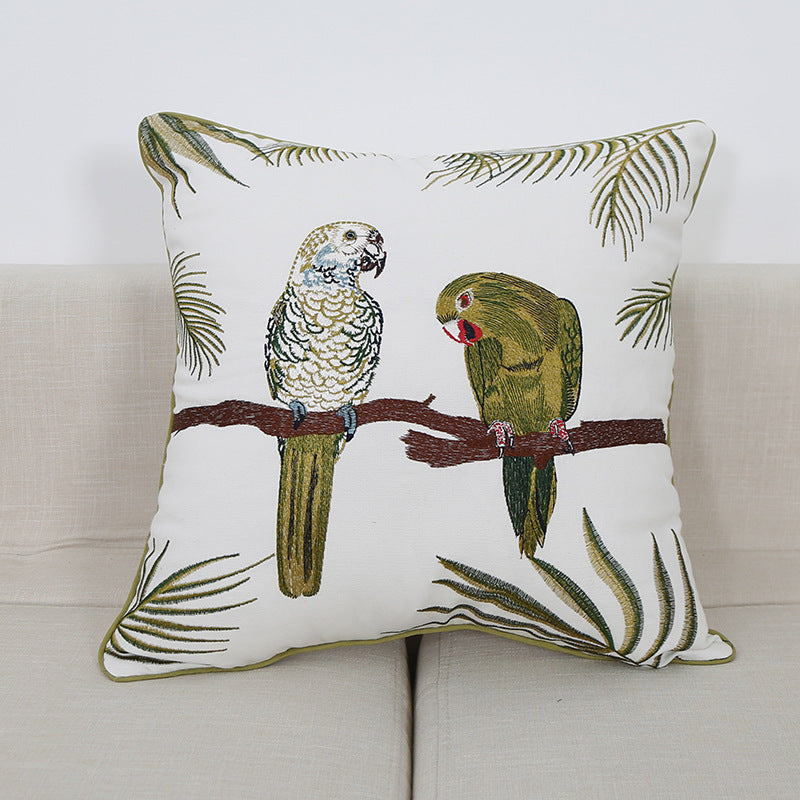 Embroidered Throw Pillow Cushion Office Sofa Pillow Cushion - DropOnline.co