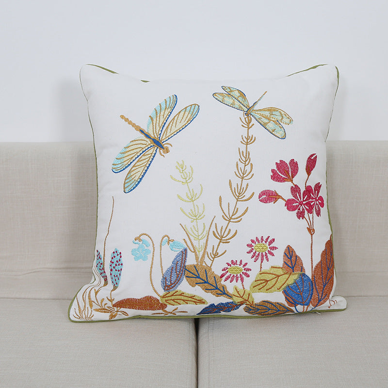 Embroidered Throw Pillow Cushion Office Sofa Pillow Cushion - DropOnline.co