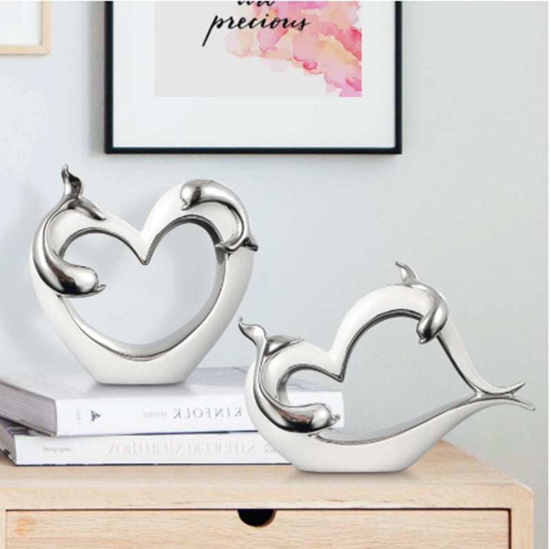 Creative Dolphin Home Ceramic Decoration - DropOnline.co