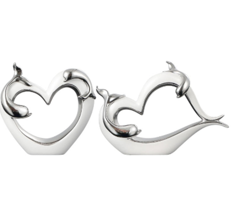 Creative Dolphin Home Ceramic Decoration - DropOnline.co