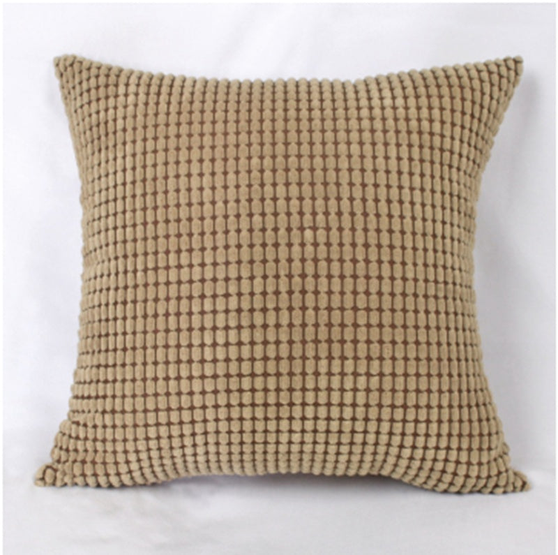 Jacquard Corduroy Sofa Pillowcase Cushion Cover - DropOnline.co