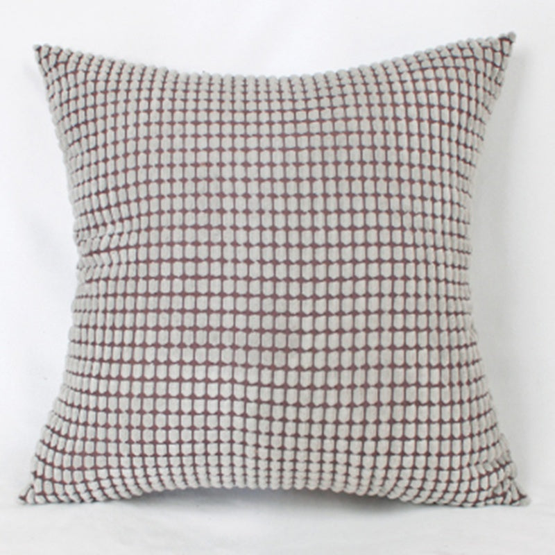 Jacquard Corduroy Sofa Pillowcase Cushion Cover - DropOnline.co