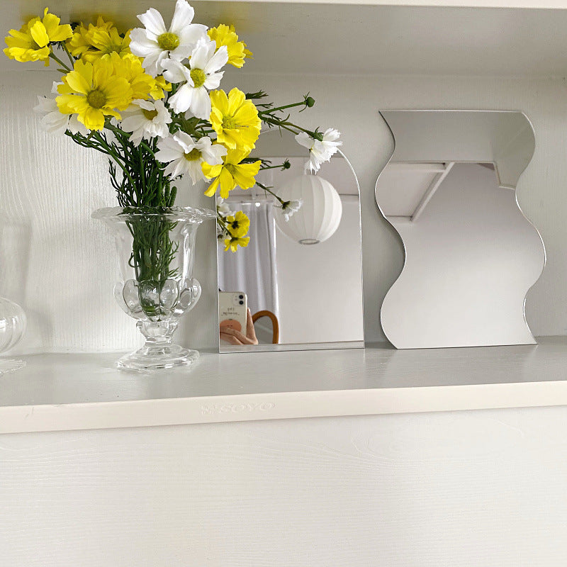 Mirror Makeup Mirror Desktop Decoration Decoration Home Accessories - DropOnline.co