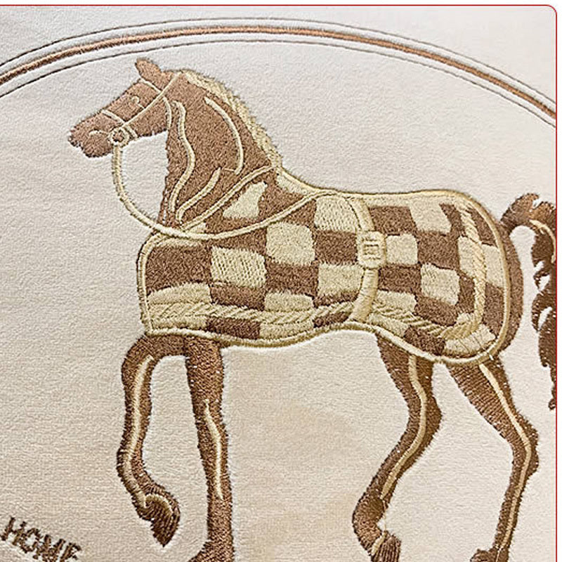 Fashion Simple Hot Stamping Embroidery Cushion Pillowcase - DropOnline.co