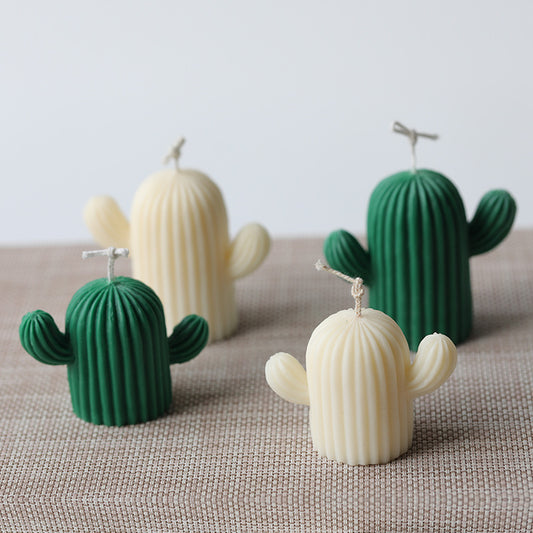 Cactus Shape Candles Mould Silicone Candle Mold Aromatherapy Plaster Handmade Making Kit Soap Crafts Mold DIY Gifts Home Decor - DropOnline.co