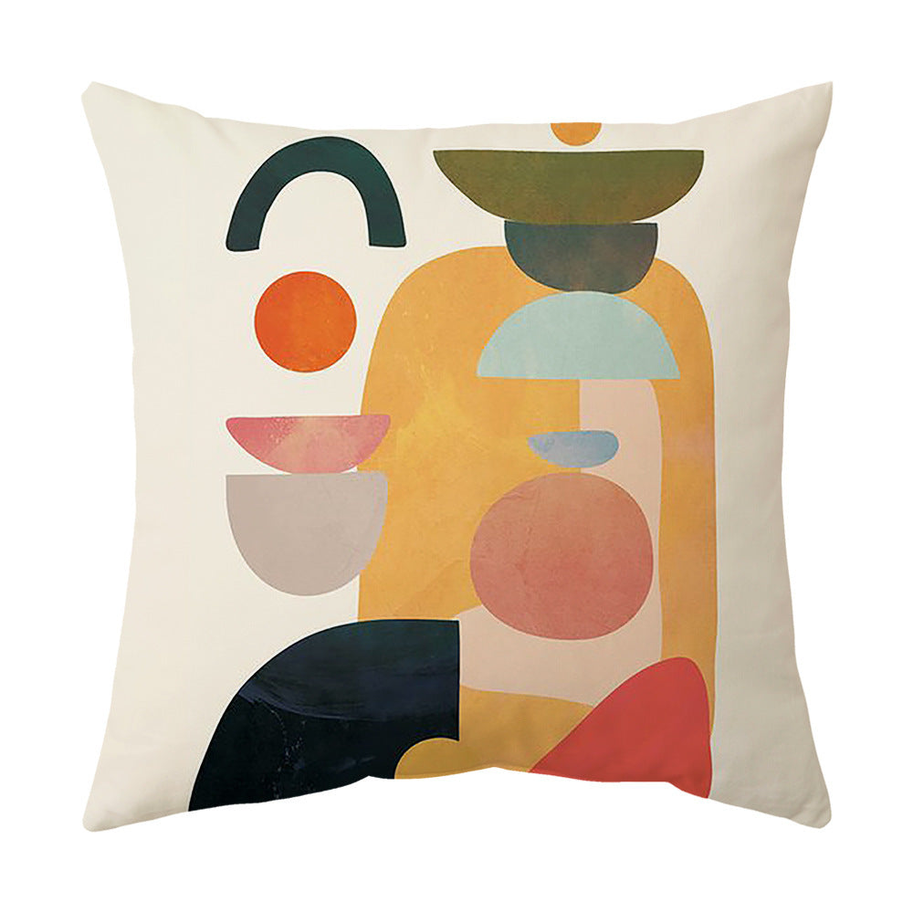 Living Room Sofa Cover Pillowcase Bay Window Cushion Peach Skin - DropOnline.co