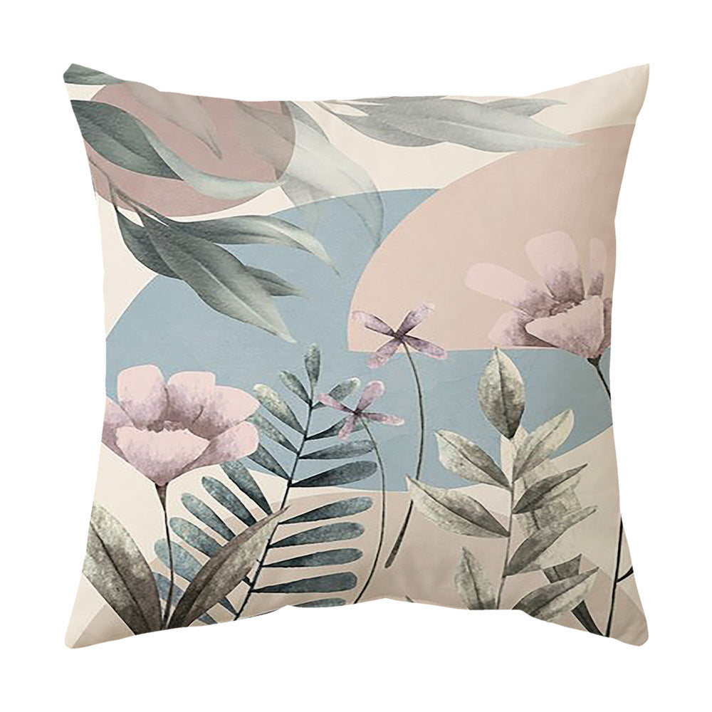 Living Room Sofa Cover Pillowcase Bay Window Cushion Peach Skin - DropOnline.co