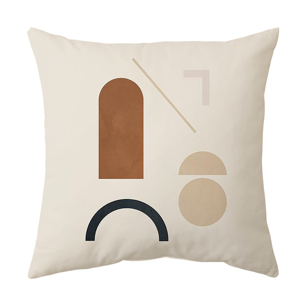 Living Room Sofa Cover Pillowcase Bay Window Cushion Peach Skin - DropOnline.co