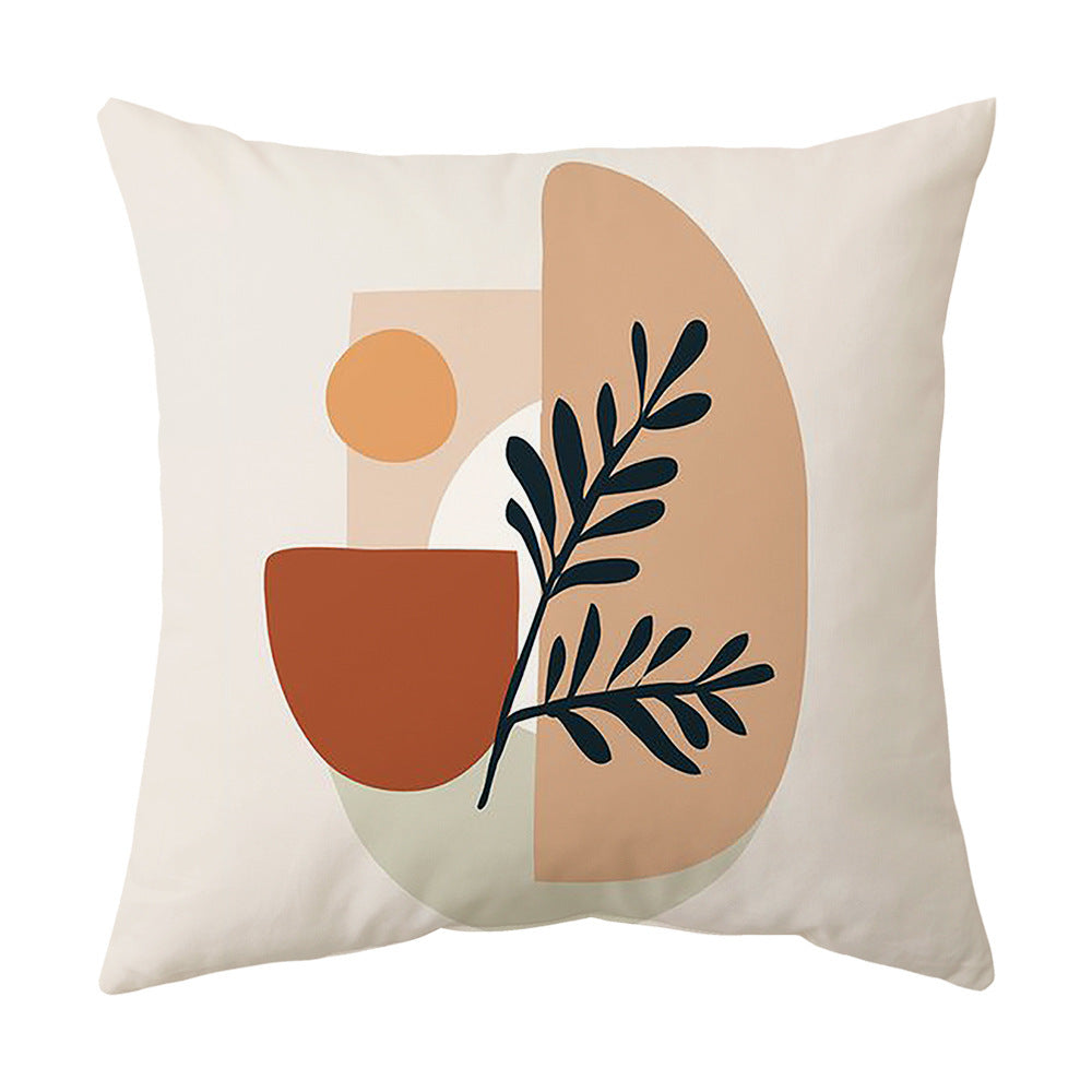 Living Room Sofa Cover Pillowcase Bay Window Cushion Peach Skin - DropOnline.co