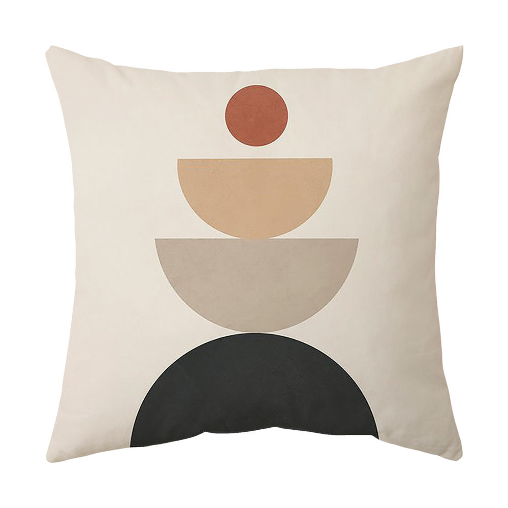Living Room Sofa Cover Pillowcase Bay Window Cushion Peach Skin - DropOnline.co