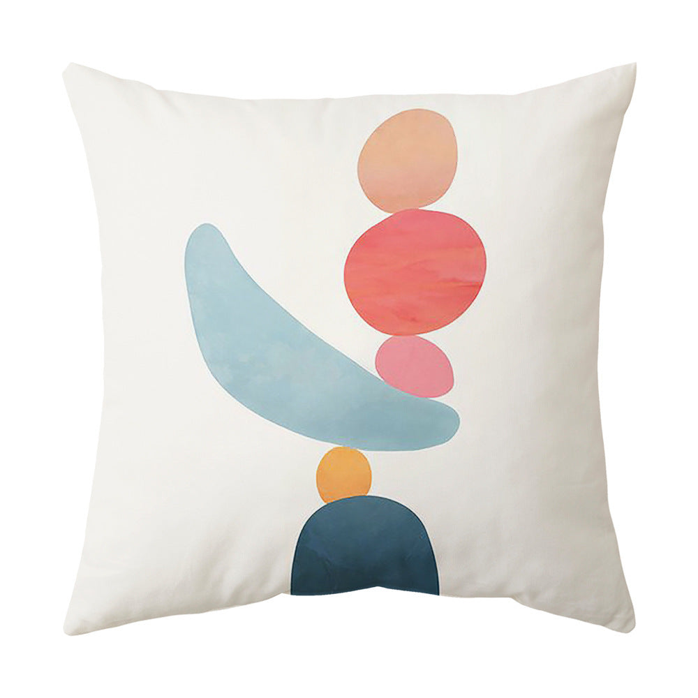 Living Room Sofa Cover Pillowcase Bay Window Cushion Peach Skin - DropOnline.co