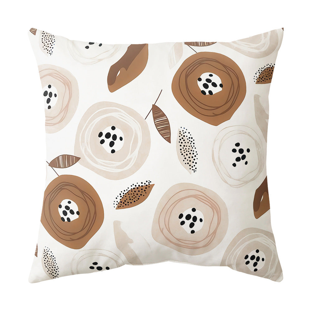 Living Room Sofa Cover Pillowcase Bay Window Cushion Peach Skin - DropOnline.co