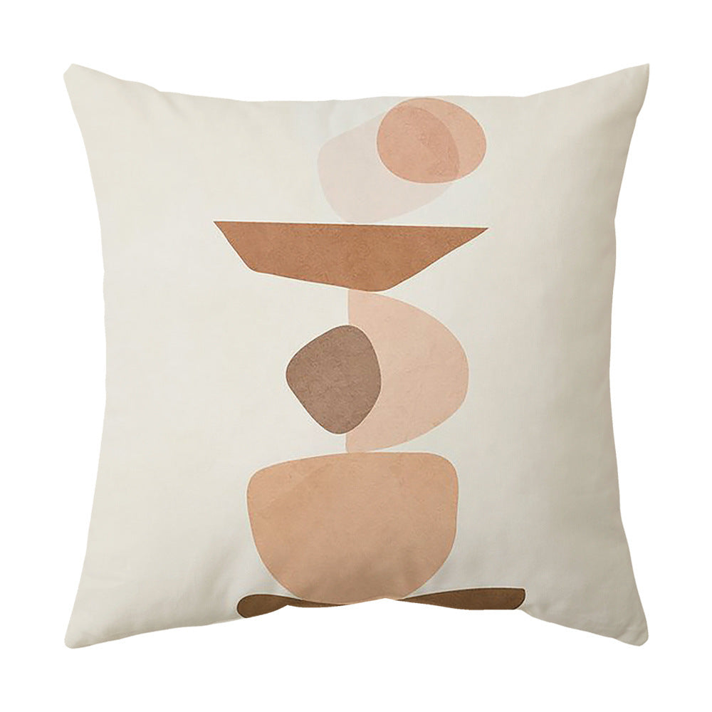 Living Room Sofa Cover Pillowcase Bay Window Cushion Peach Skin - DropOnline.co