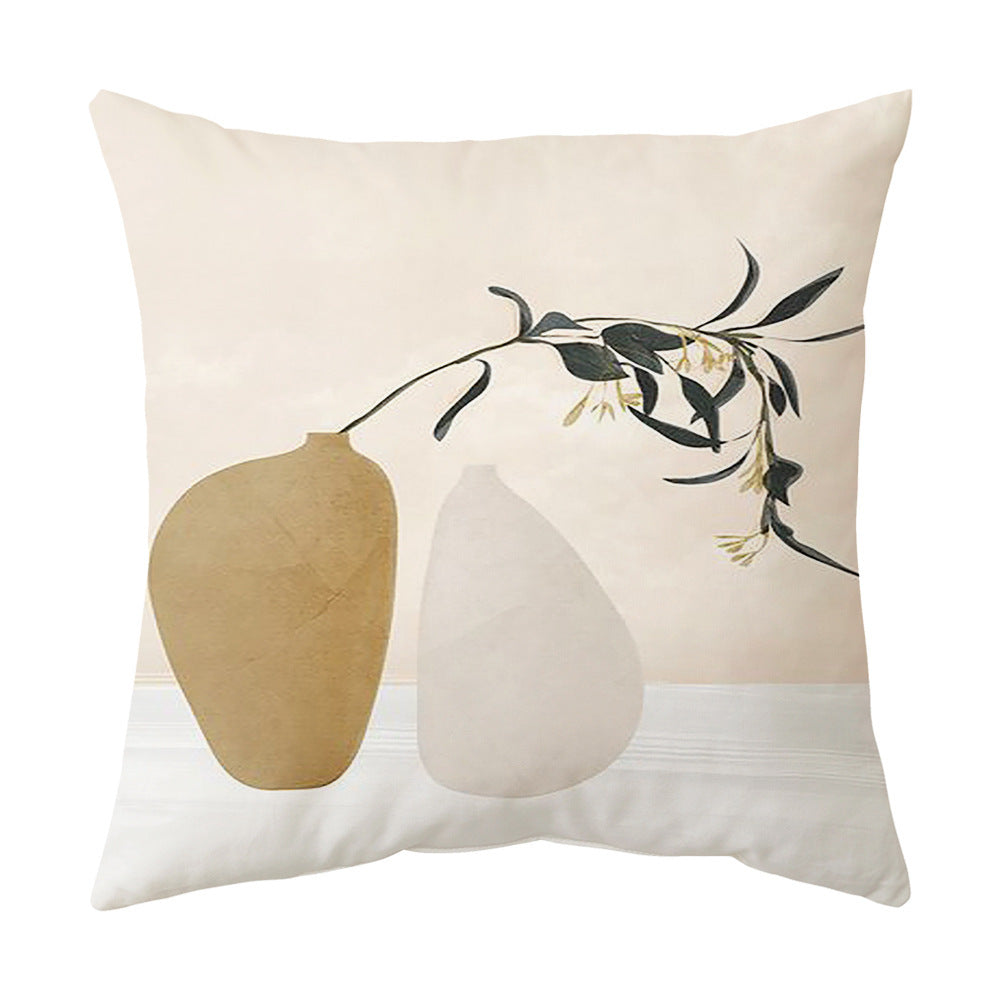 Living Room Sofa Cover Pillowcase Bay Window Cushion Peach Skin - DropOnline.co