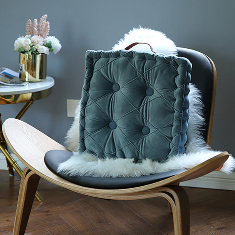 Square Bay Window Cushion With Portable Thickening Fat Cushion Round Cushion - DropOnline.co