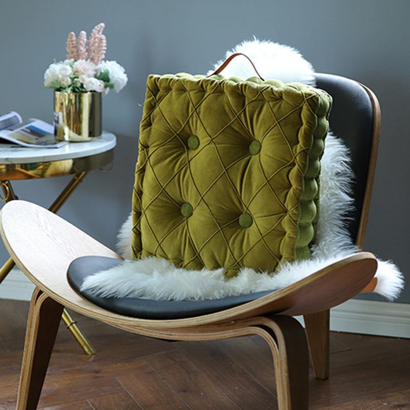 Square Bay Window Cushion With Portable Thickening Fat Cushion Round Cushion - DropOnline.co