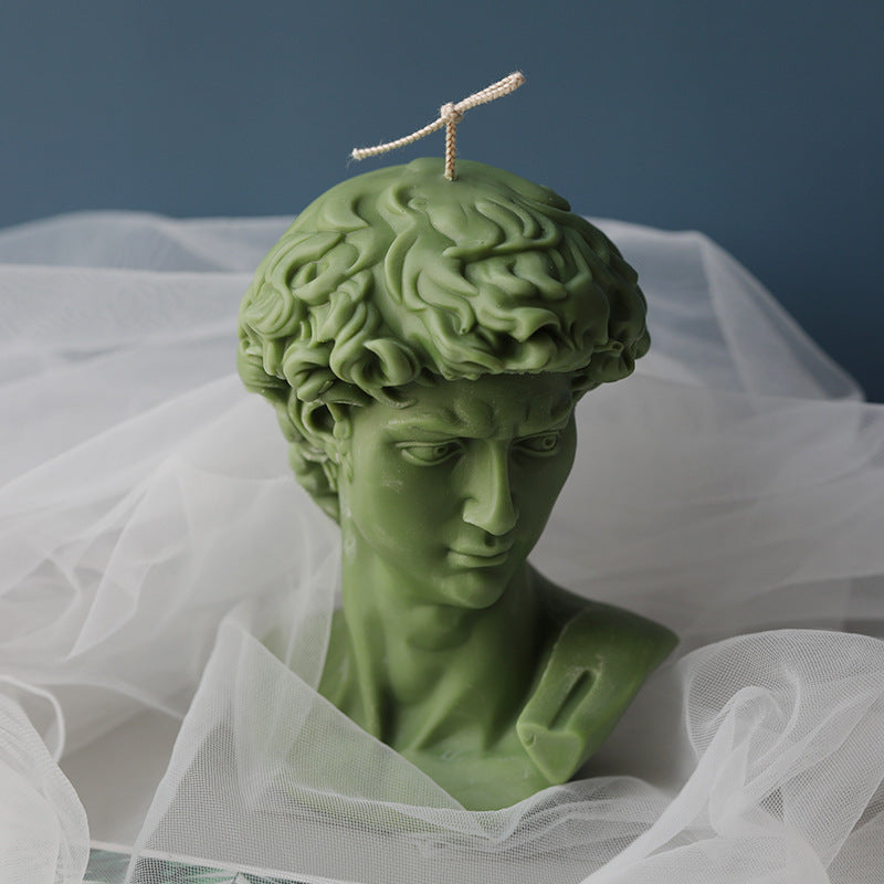 David Head Candle Mould Home Decoration Decoration - DropOnline.co