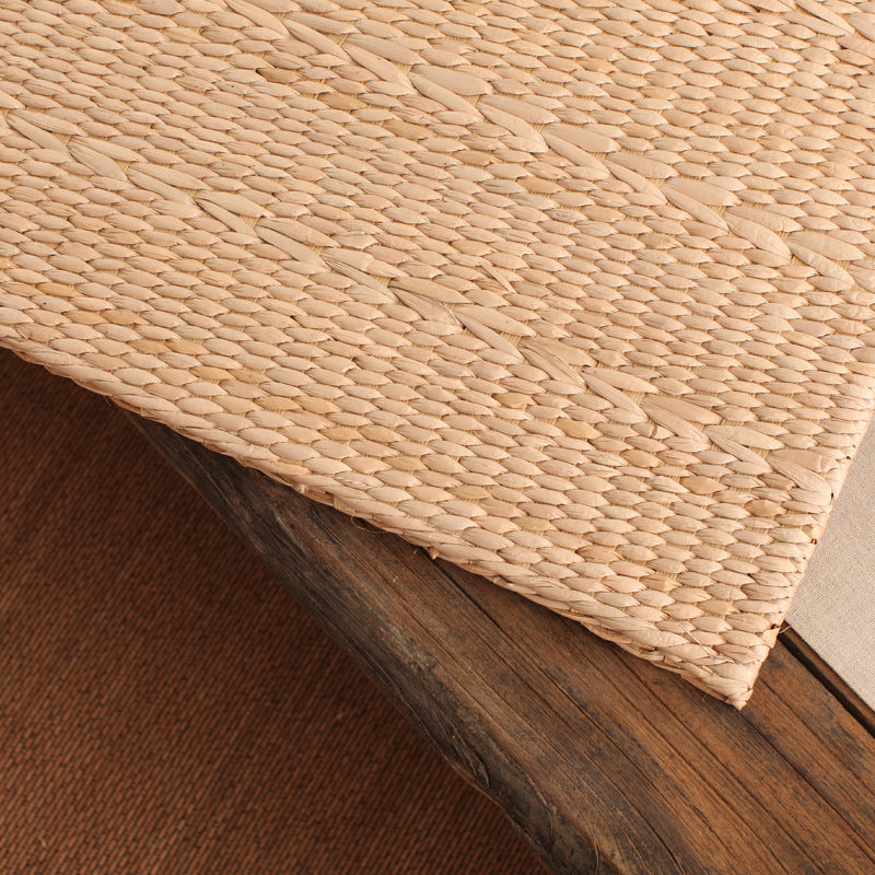 Handmade Cushion Straw Woven Futon Cushion - DropOnline.co