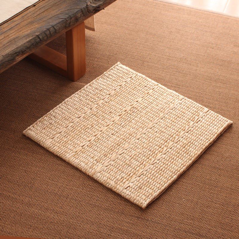Handmade Cushion Straw Woven Futon Cushion - DropOnline.co