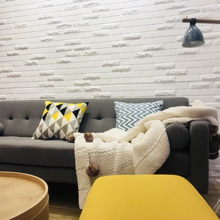 Geometric Embroidery Floral Sofa Art Throw Pillow American Living Room Cushion Cover - DropOnline.co