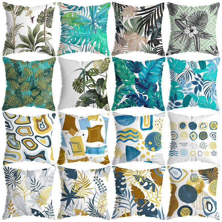 Tropical Plant Cushion Cover Living Room Sofa - DropOnline.co