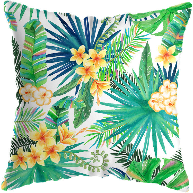 Tropical Plant Cushion Cover Living Room Sofa - DropOnline.co
