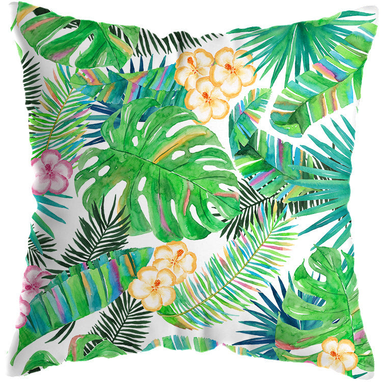 Tropical Plant Cushion Cover Living Room Sofa - DropOnline.co