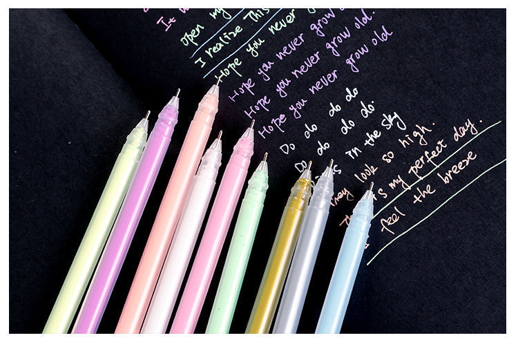 Highlighter Pen Set Flashing Pen Cute Korean Style Highlight Pen Color Gel Pen - DropOnline.co