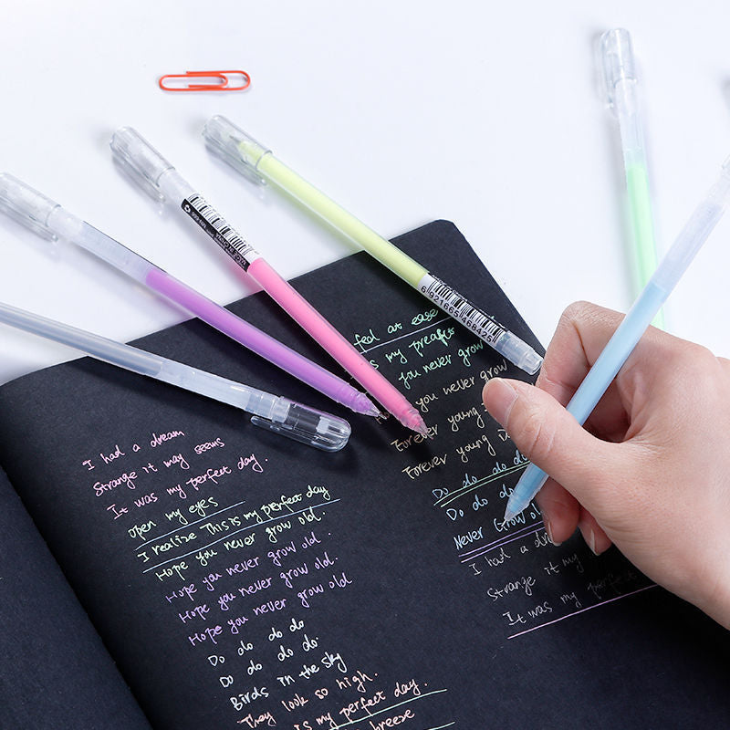 Highlighter Pen Set Flashing Pen Cute Korean Style Highlight Pen Color Gel Pen - DropOnline.co