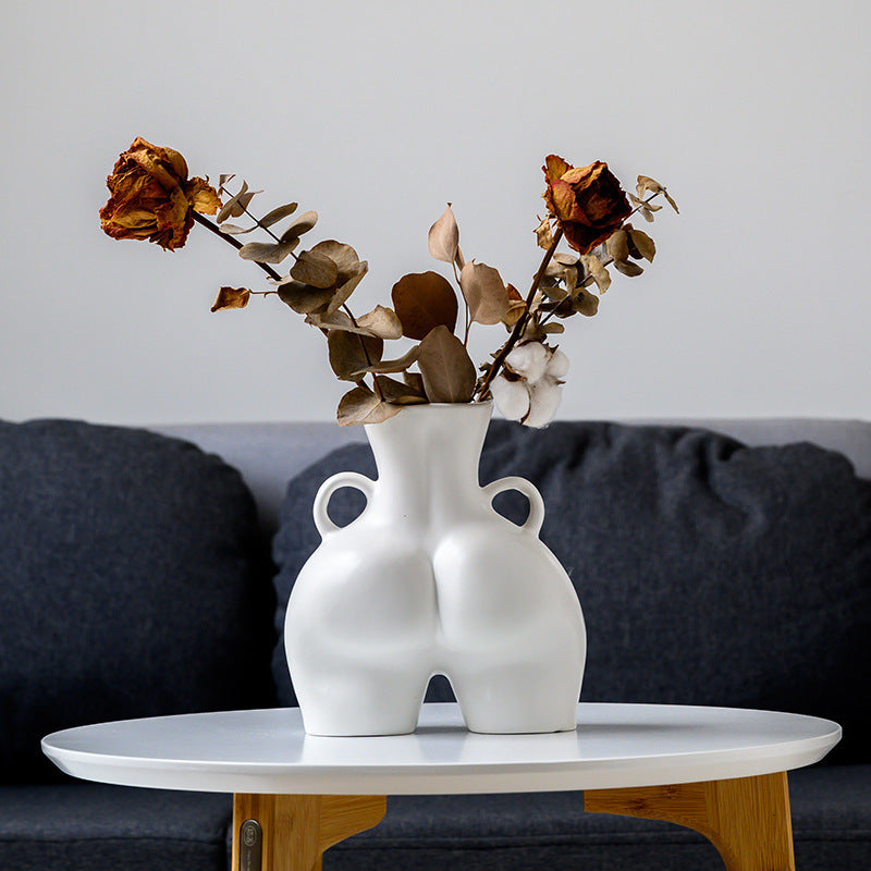 Dehua Ceramic Vase Home Decoration Decoration Hotel Crafts - DropOnline.co