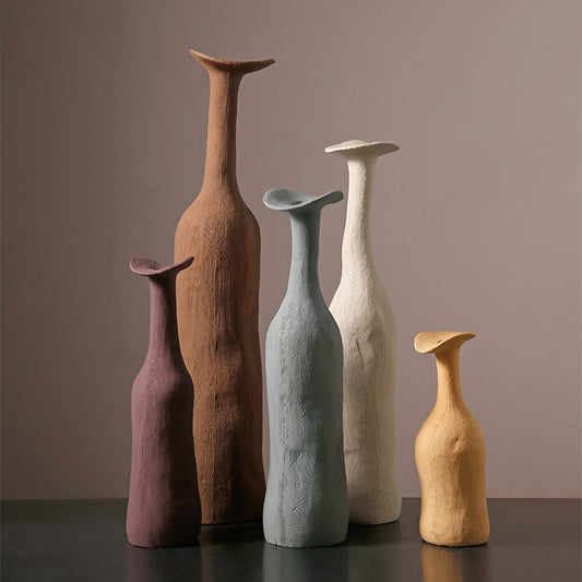 Creative Morandi Color Ceramic Vase Decoration Home Decoration - DropOnline.co