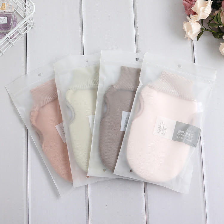 Bath Towel & Scrubbing Gloves Set - Exfoliating Mesh Towel for Adults - DropOnline.co