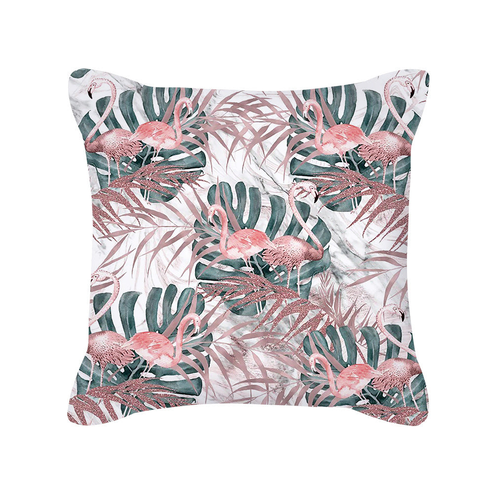 Nordic Style Rose Gold Pink Geometric Square Pillow Cushion Cover - DropOnline.co