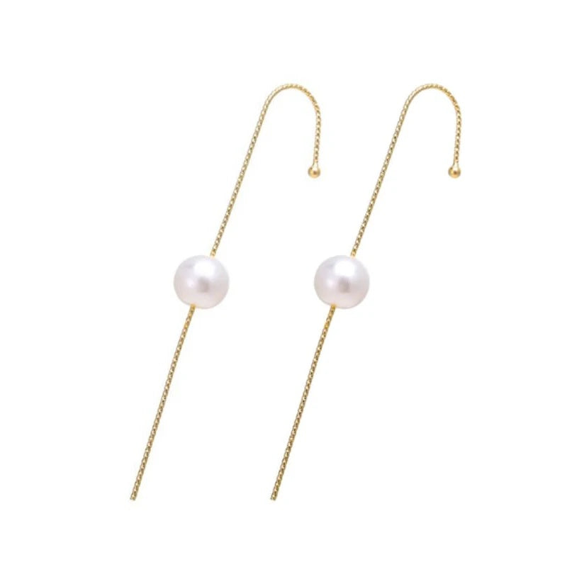 Glistening Ear Wrap Crawler Zircon Earrings Piercing Earrings Premium Earrings - DropOnline.co