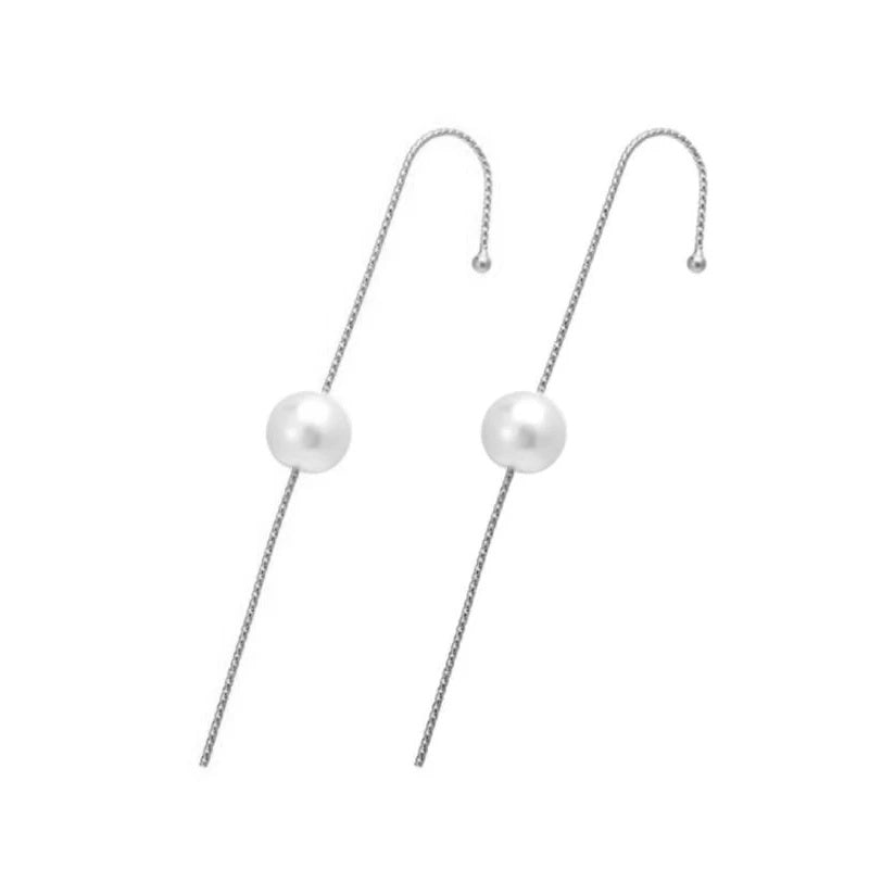 Glistening Ear Wrap Crawler Zircon Earrings Piercing Earrings Premium Earrings - DropOnline.co