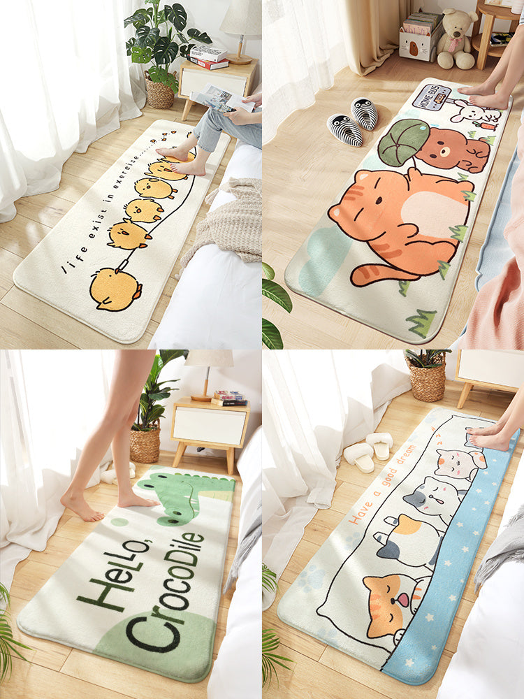 Bedroom Home Living Room Cushion Carpet Plush Floor Mat Under Bed - DropOnline.co