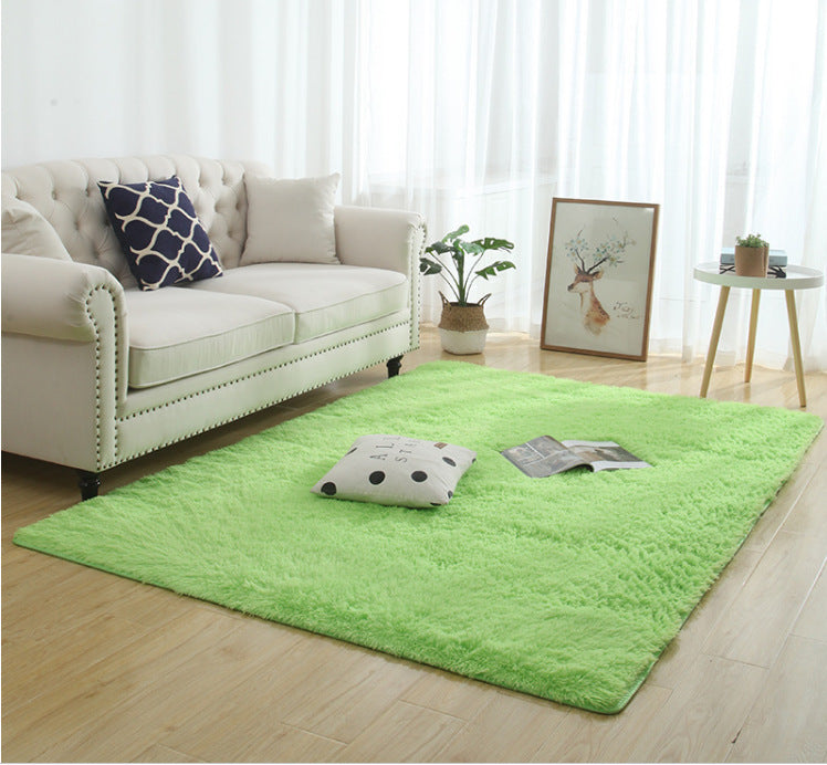 Silky Fluffy Carpet Modern Home Decor Long Plush Shaggy Rug - DropOnline.co