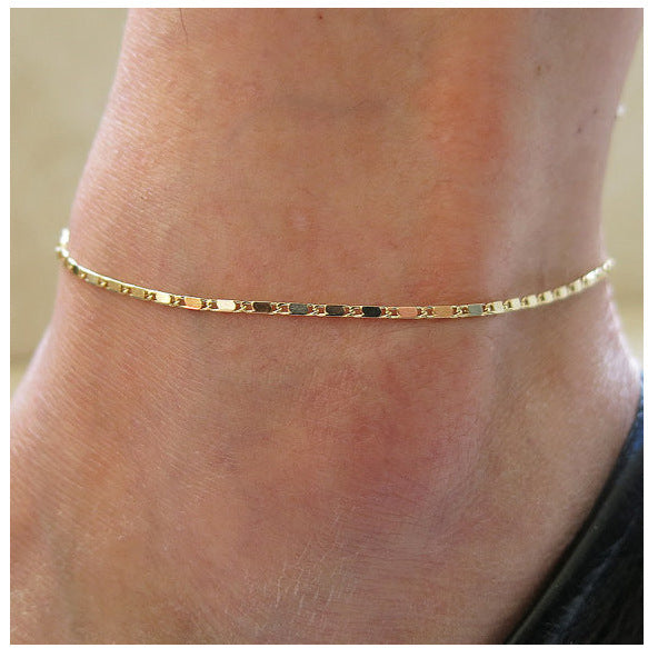 All-Match Fresh and Popular Simple Beach Chain Anklet - DropOnline.co