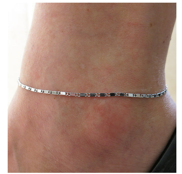 All-Match Fresh and Popular Simple Beach Chain Anklet - DropOnline.co