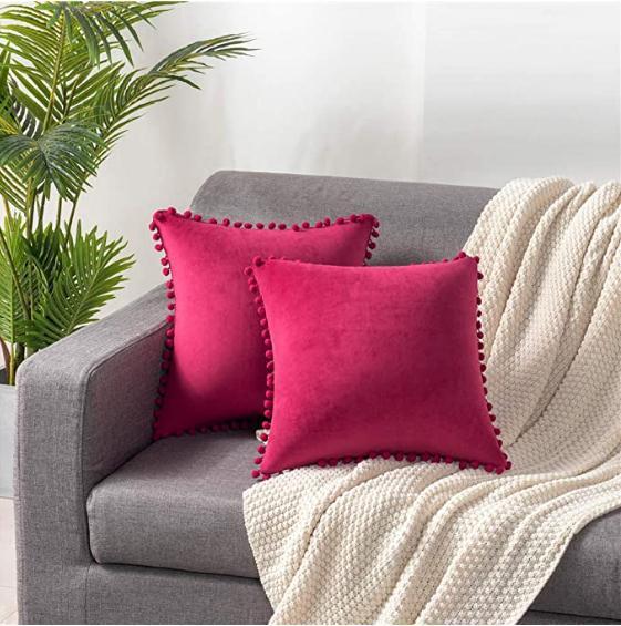 Wind Velvet Solid Color Cushion Cover For Office - DropOnline.co