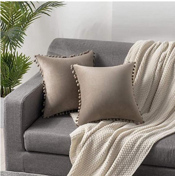 Wind Velvet Solid Color Cushion Cover For Office - DropOnline.co