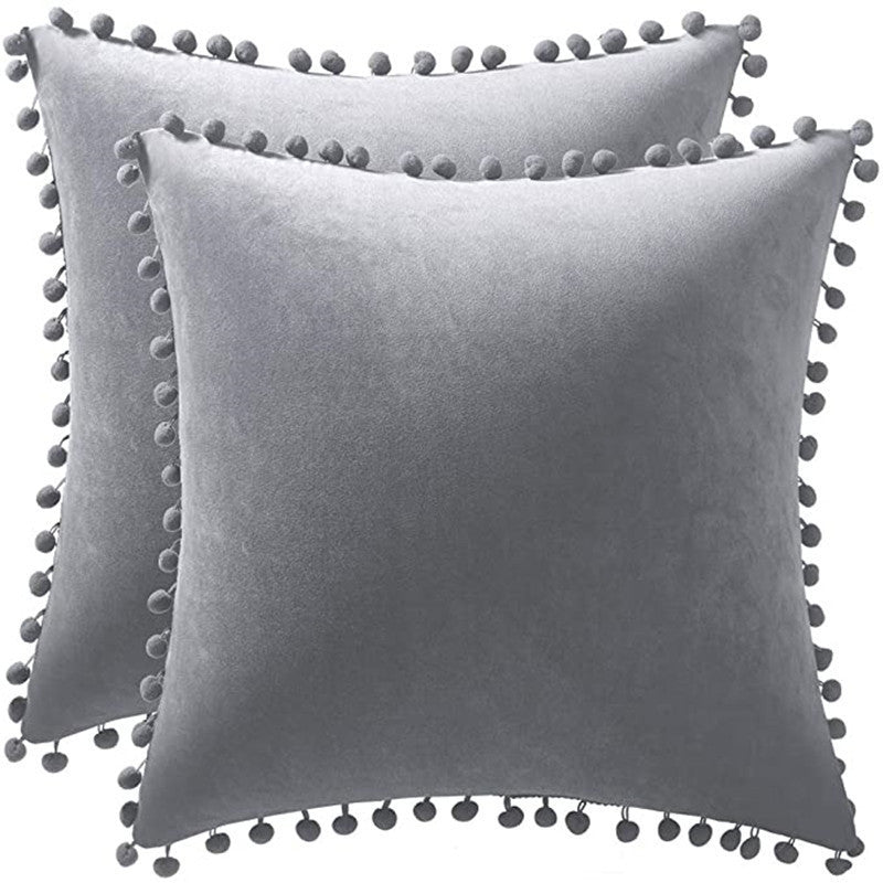 Wind Velvet Solid Color Cushion Cover For Office - DropOnline.co