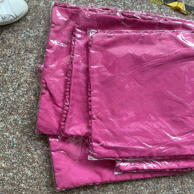 Wind Velvet Solid Color Cushion Cover For Office - DropOnline.co