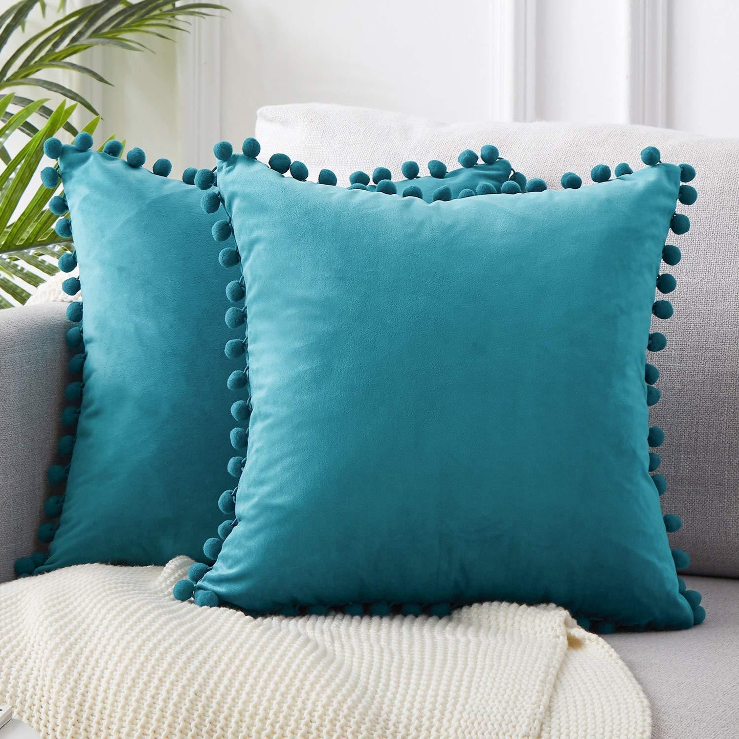 Wind Velvet Solid Color Cushion Cover For Office - DropOnline.co