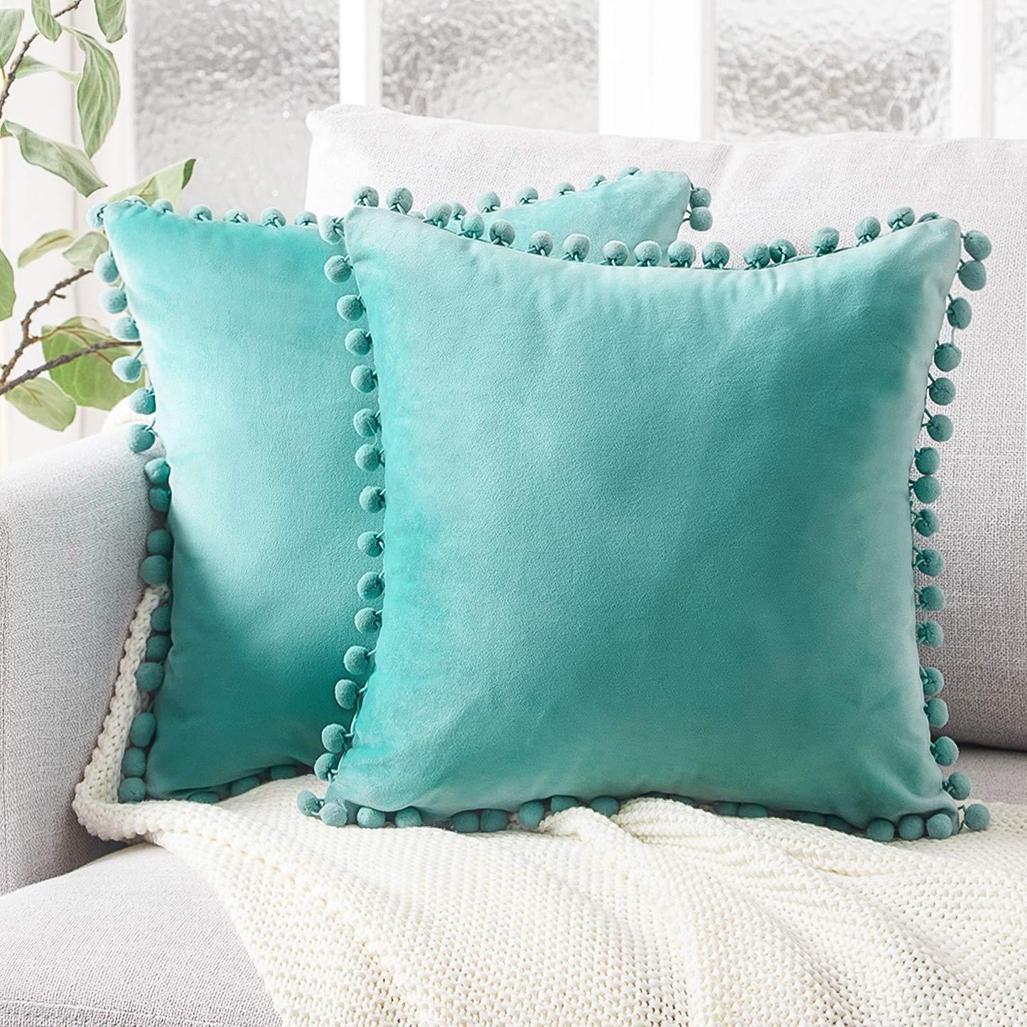 Wind Velvet Solid Color Cushion Cover For Office - DropOnline.co